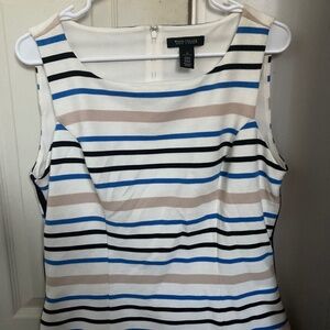 White House Black Market Women’s Striped Tank Top Size 14